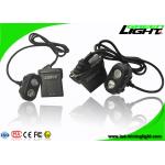 High Illumination LED Mining Light IP68 Dual Beam Safety Underground Cap Lamp