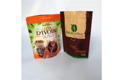 China Stand up gusset foil pouch packaging mositure proof ground coffee bags with valve supplier