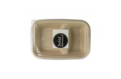 China Biodegradable Paper Pulp Lunch Container, Sugarcane Bagasse Food Container, Disposable Tableware supplier