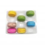 Single piece 12 macaron pack tray clear plastic macaron tray blister tray macaron packaging for sale