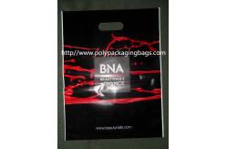 China Stand Up HDPE Plastic Clear Die Cut Handle Bags Quad Seal Pouch supplier