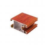 Wood Grain Modern House Aluminum Sliding Window Office Sliding Glass Window for sale