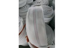 China 30m Rubber Fire Hydrant Hose With Brass Connector And Aluminum Coupling supplier