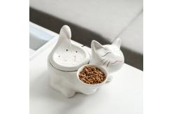 China 2L Water Capacity Ceramic Pet Bowl Automatic Multifunctional supplier