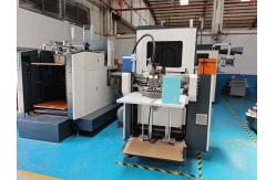 China Rigid Cover Tray Rigid Box Making Machine 0.2mm Visual Positioning supplier