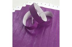 China Bar Coding Dupont Tyvek Paper Wristbands for Swimming Pool Activities supplier