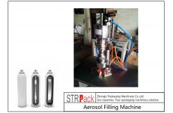 China Electronic Control Aerosol Filling Machine , Bag On Valve Filling Machine supplier