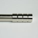 No Drilling Pole Flat End Decorative Finials For Curtain Rods for sale
