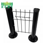 Garden Security Perimeter 3d Curved Fence Peach Shape Post Fencing Easy Installation for sale