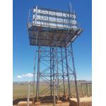 Customized Size And Height Hot Dip Galvanized Steel Structure Frame Elevated Water Tank Stand Tower 10m for sale