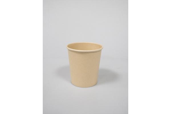 Smell Less Bamboo Pulp Biodegradable Soup Cups Custom Logo Printed 480ml