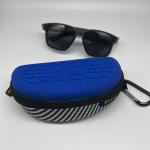Silicone Tyre Style Sports Sunglasses Case 16.5CM Protective Eyeglass Zippered for sale