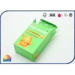 Designed 350g Coated Paper Folding Carton Boxes Customized Logo Embossing