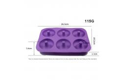 China BPA Free 120g 6 Cavity Silicone Cake Molds For Kitchen supplier