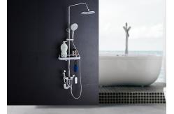 China Triple Function Bath Shower Set Rainfall And Adjustable Handheld Head ROVATE supplier