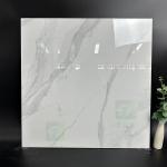 White Marble Look High Glossy Porcelain Floor Tiles 60x60cm Anti - Fouling