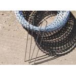 Ground Locking Pegs 8mm Concertina Razor Wire Barbed for sale