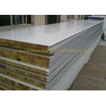 Customized Fireproof Fiber Glass Wool Metal Sandwich Panels For Wall Board