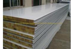 China Customized Fireproof Fiber Glass Wool Metal Sandwich Panels For Wall Board supplier