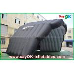 Go Outdoors Inflatable Tent 8m PVC Coat Inflatable Air Tent Stage Cover Dome Tent For Show Black Color for sale