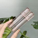 Square Transparent Plastic Lip Gloss Tubes All Clear Empty Container