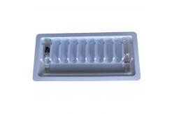 China PET packaging tray customization medicine water injection ampoule tray customization supplier