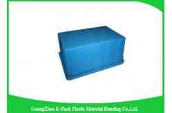 China Light Weight Plastic Attached Lid Containers Moving Storage Nestable And Stackable supplier