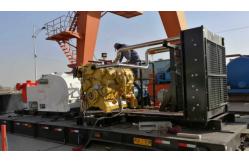 China Industrial Diesel Engine Drilling Mud Pump Unit With An Integral Straight Skid supplier
