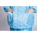 Cleanroom Reusable Anti Static Workwear ESD Split Lab Coveralls for sale
