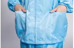China Cleanroom Reusable Anti Static Workwear ESD Split Lab Coveralls supplier