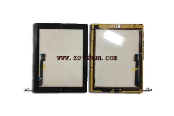 Capacitive Replacement Touch Screens For ipad 4 With Black