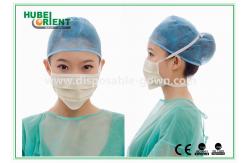 China 17.5x9.5cm Polypropylene Meltblown Tie On Medical Face Mask supplier