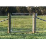 Fully Welding 16 Foot Livestock Metal Gate With Lock 42Inch 70.5inch Height for sale