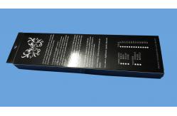 China Branded Glossy Hair Extention Folding Carton Boxes With Window supplier