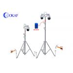 Mobile 4G WiFi HD 2MP PTZ CCTV Camera 1920x1080 With Builtin Battery for sale