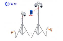 China Mobile 4G WiFi HD 2MP PTZ CCTV Camera 1920x1080 With Builtin Battery supplier