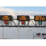 Dual Color P20 Full Temporary Variable Traffic Signs With Module Dimension 320mm X 160mm for sale