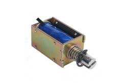 China 12MM Stroke SPCC DC Pull Push Open Frame Solenoid supplier