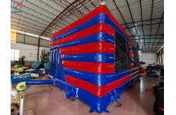 China Factory Inflatable Spiderman Bounce House With Slide Combo Inflatable Castle supplier