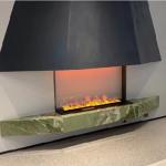 3D Atomization LED Electric Fireplace Simulation Flame Water Vapor Fireplace