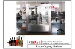 China Rotary Crimping Electric ROPP Capping Machine 6 Heads For Aluminum Cap Bottles supplier