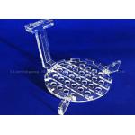 Quartz Glass Laboratory Instrument Quartz Flower Basket Quartz Beaker Distillation Flask Test-Tube Crucible Utensils Pro for sale