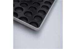 China RK Bakeware China Foodservice 2.5 Inch Nonstick Mini Hamburger Bun Tray supplier