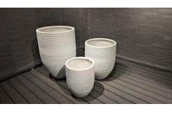 China D450*H600 Fiber Clay Planter For Barbecue And Charcoal Oven Camping Burners supplier
