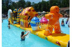 China inflatable water floating playground , water playground , water park playground , inflatable pool obstacle supplier