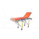 190 X 55 X 92CM Folding Ambulance Stretcher Trolley 40kg Height Adjustable Automatic Boarding for sale