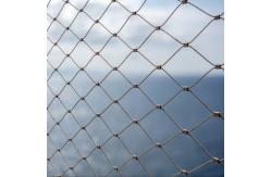 China Knotted Metal Wire Rope Mesh For Architecture Design Safety Nets supplier