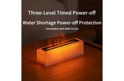 China Lava Flame Simulation Aromatherapy Diffuser Humidifier With Atmosphere Light supplier