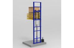 China 1000kg Capacity Cargo Freight Lift Warehouse Factory Use Guide Rail Cargo Lift supplier