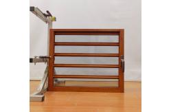 China Invisible Aluminium Louver Window Ventilation Glass Blases  Aluminium Louvre Frames supplier